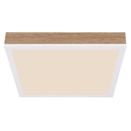 Globo - Iluminação de teto LED LED/12W/230V 30x30 cm castanho