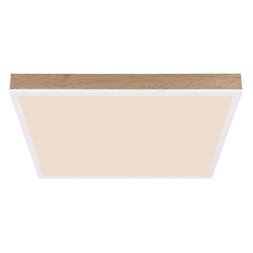 Globo - Iluminação de teto LED com regulação LED/24W/230V 2700-6500K + comando castanho/branco