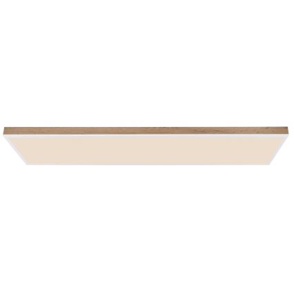 Globo - Iluminação de teto LED com regulação LED/36W/230V 2700-6500K + comando castanho/branco