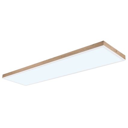 Globo - Candeeiro de teto LED regulável LED/36W/230V 2700-6500K castanho/branco + comando remoto