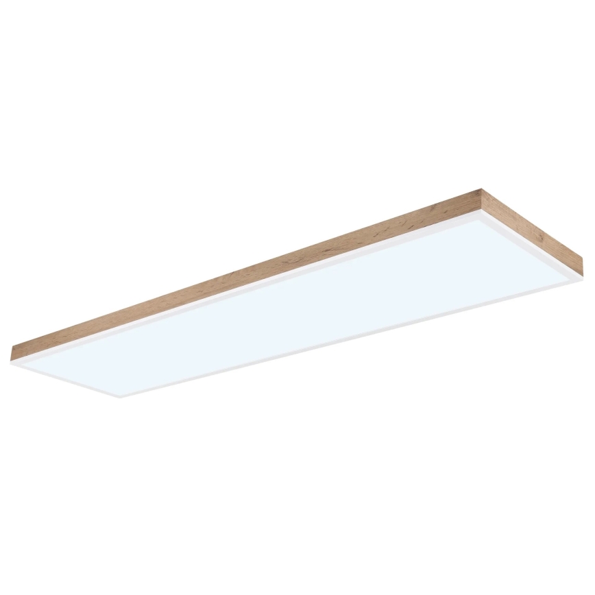 Globo - Candeeiro de teto LED regulável LED/36W/230V 2700-6500K castanho/branco + comando remoto