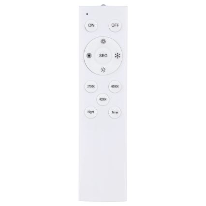 Globo - Candeeiro de teto LED regulável LED/36W/230V 2700-6500K castanho/branco + comando remoto