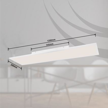 Globo - Iluminação de teto LED RGBW com regulação LED/44W/230V Wi-Fi Tuya + controlo remoto