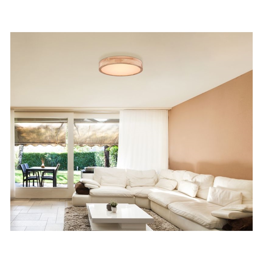 Globo - Iluminação de teto LED com regulação LED/24W/230V 3000-6000K + comando