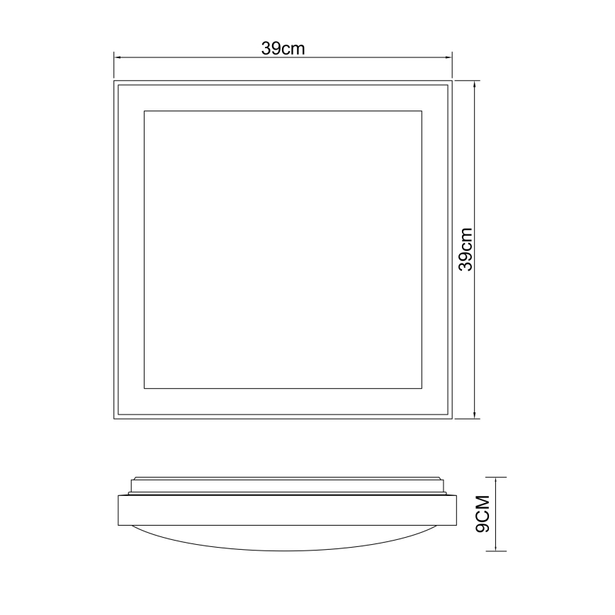Globo - Iluminação de teto LED LED/24W/230V 3000/4500/6000K