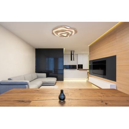 Globo - Iluminação de teto LED com regulação LED/40W/230V 2700-6000K + comando