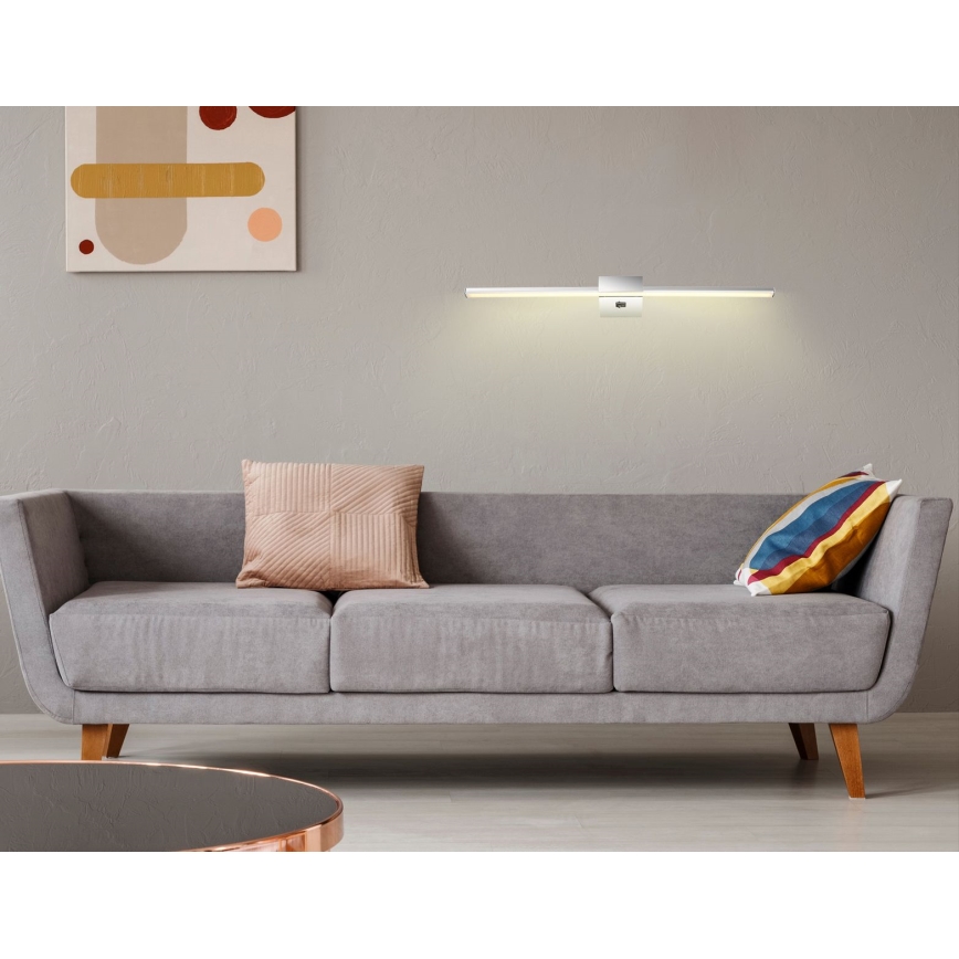 Globo - Iluminação de ilustração LED LED/12W/230V 61,5 cm cromado brilhante