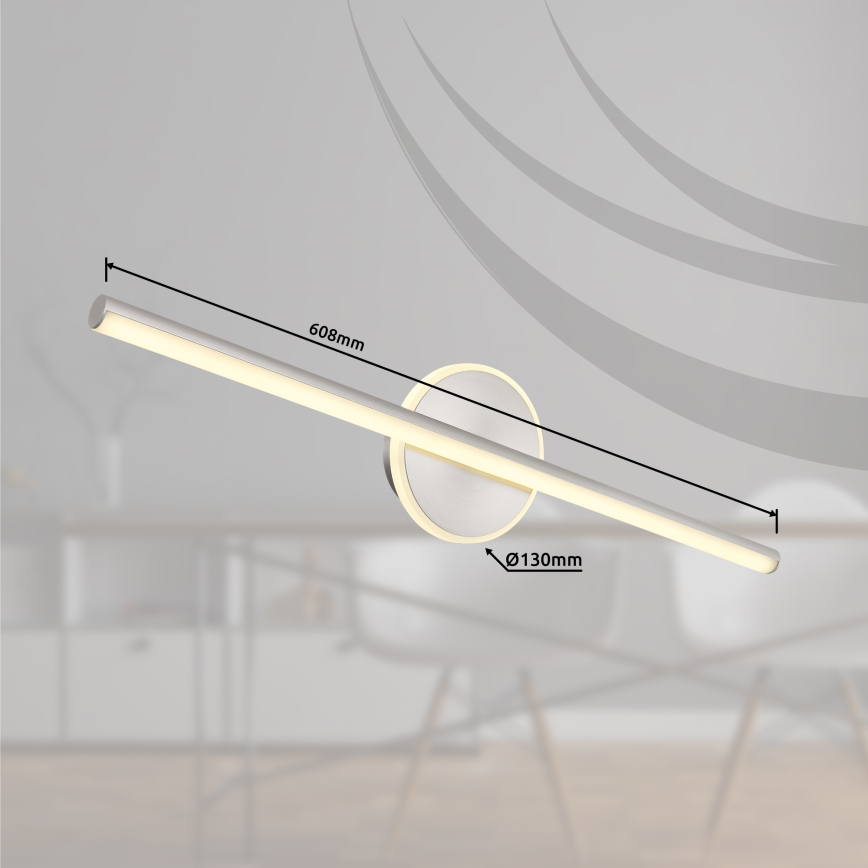 Globo - Iluminação LED para espelho de casa de banho LED/10W/230V 60,8 cm IP44 cromo brilhante