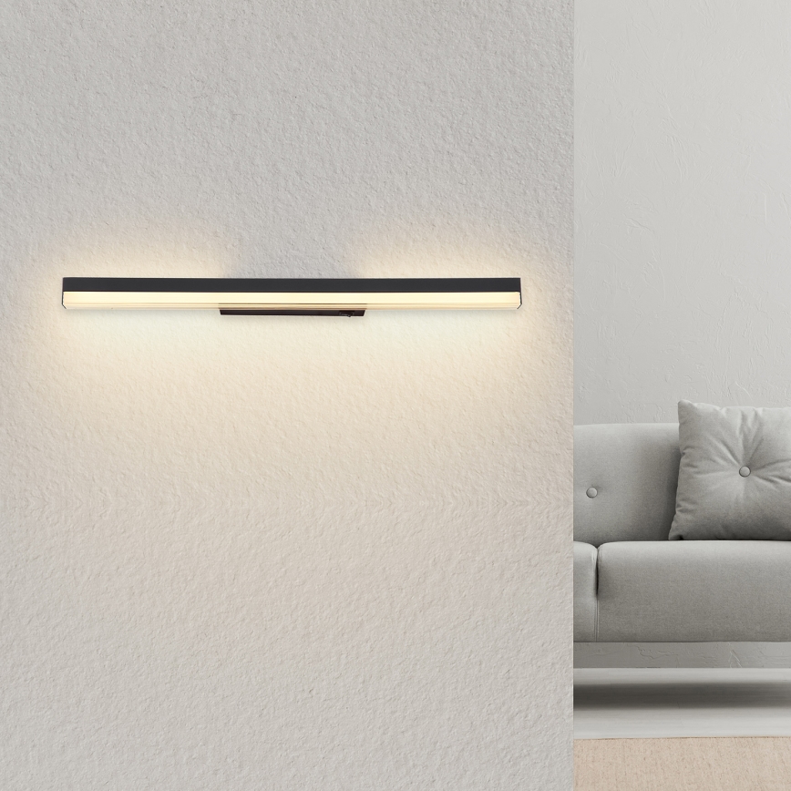 Globo - Iluminação de parede LED LED/12W/230V 3000/6000K 60 cm preto