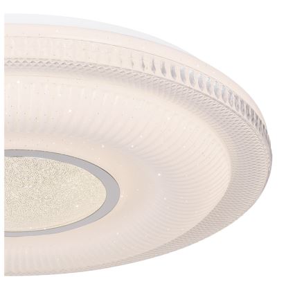 Globo - Luminária de teto LED regulável LED/30W/230V 3000-6500K diâmetro 50 cm branca Wi-Fi Tuya + controlo remoto