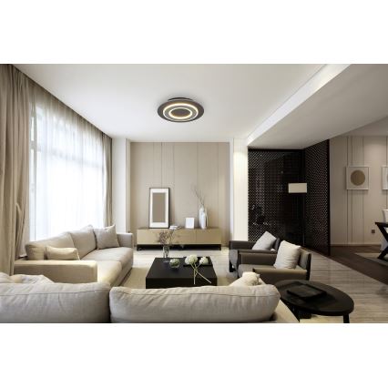 Globo - Iluminação de teto LED LED/24W/230V 3000K diâmetro 32 cm antracite