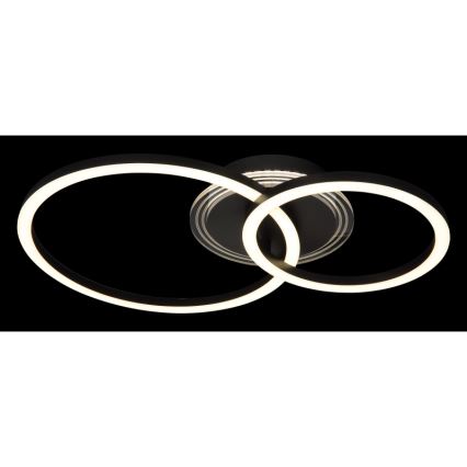 Globo - Luminária de teto LED LED/30W/230V 2700/4500/6500K Ø 33x50 cm preta