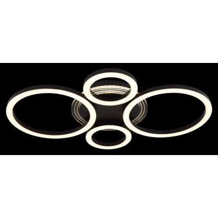 Globo - Luminária de teto LED LED/40W/230V 2700/4500/6500K Ø 35,5x53 cm preta