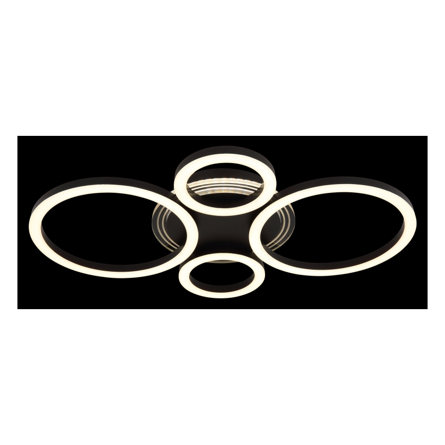 Globo - Luminária de teto LED LED/40W/230V 2700/4500/6500K Ø 35,5x53 cm preta