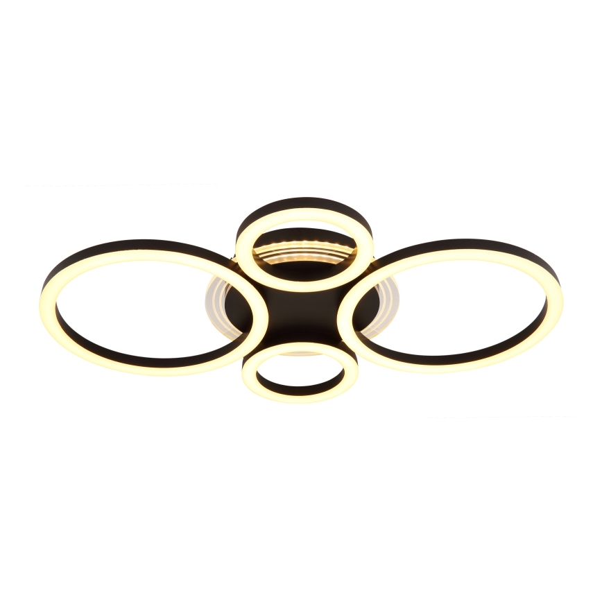 Globo - Luminária de teto LED LED/40W/230V 2700/4500/6500K Ø 35,5x53 cm preta