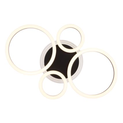 Globo - Luminária de teto LED LED/40W/230V 2700/4500/6500K Ø 35,5x53 cm preta