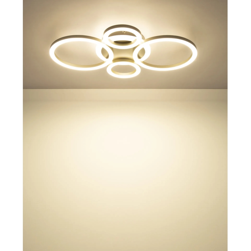 Globo - Luminária de teto LED/40W/230V 2700/4500/6500K med. 35,5x53 cm latão