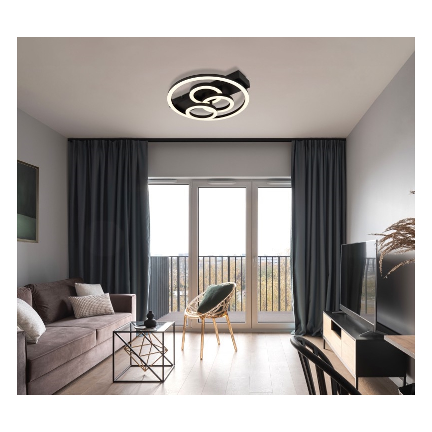 Globo - Candeeiro de tecto LED dimerizável LED/40W/230V 2700-6500K Ø 35x33 cm + comando remoto