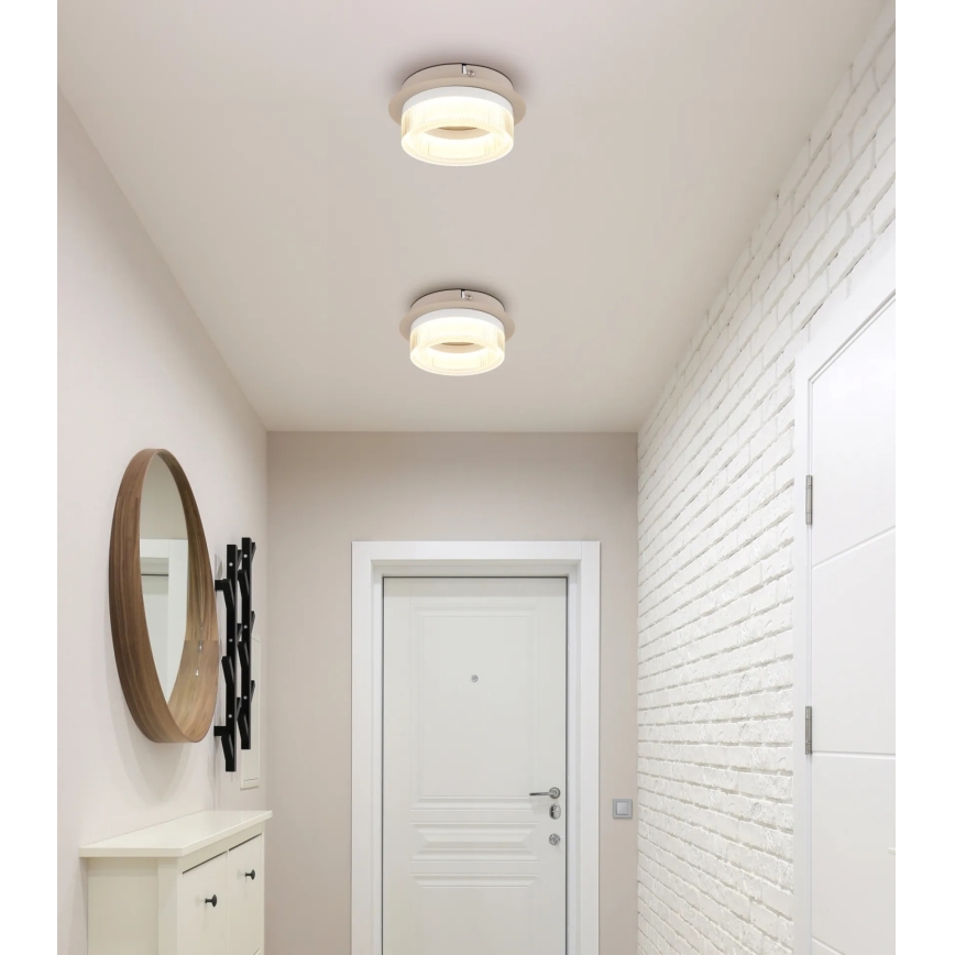 Globo - Candeeiro de tecto LED 8W/230V 3000K, Ø 16 cm