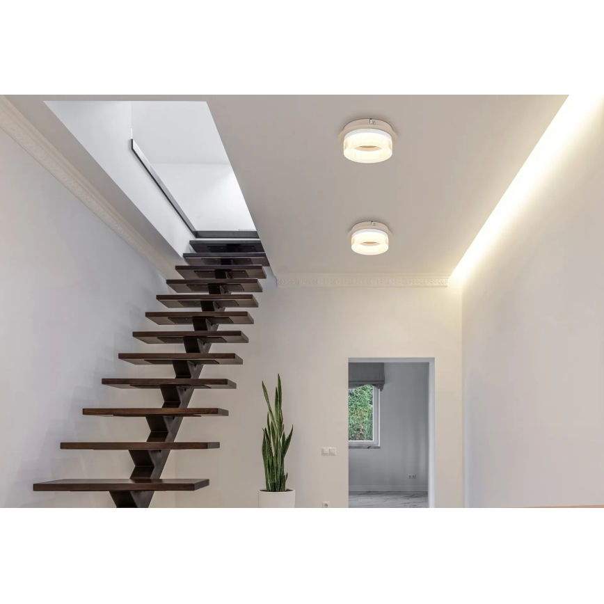 Globo - Candeeiro de tecto LED 8W/230V 3000K, Ø 16 cm