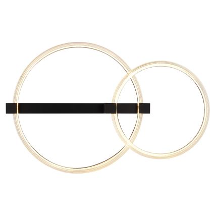 Globo - Luminária de teto LED/24W/230V 3000K 58x38 cm preta