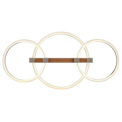 Globo - Candeeiro de teto LED/40W/230V 3000K 76,1x38 cm castanho