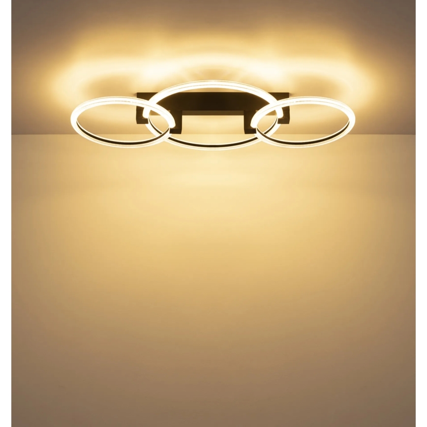 Globo - Candeeiro de teto LED/40W/230V 3000K 76,1x38 cm preto