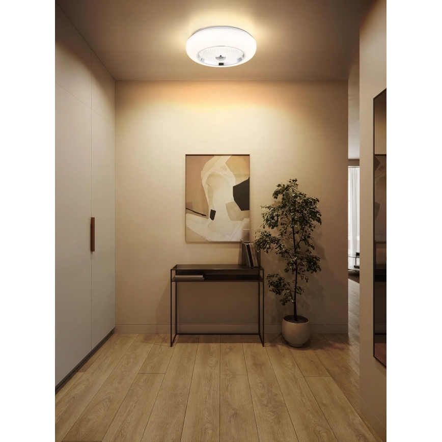Globo - Luminária de teto LED, 24W, 230V, 2700/4000/6000K, Ø 38,5 cm, branco