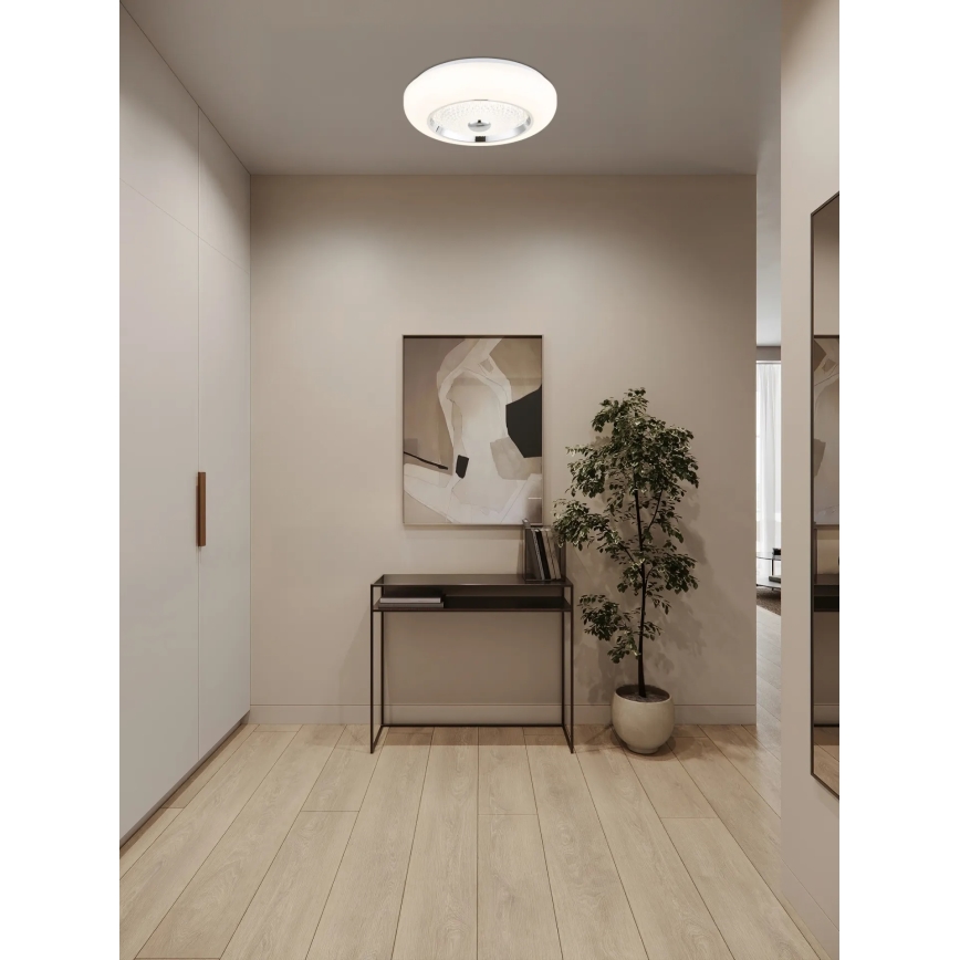 Globo - Luminária de teto LED, 24W, 230V, 2700/4000/6000K, Ø 38,5 cm, branco