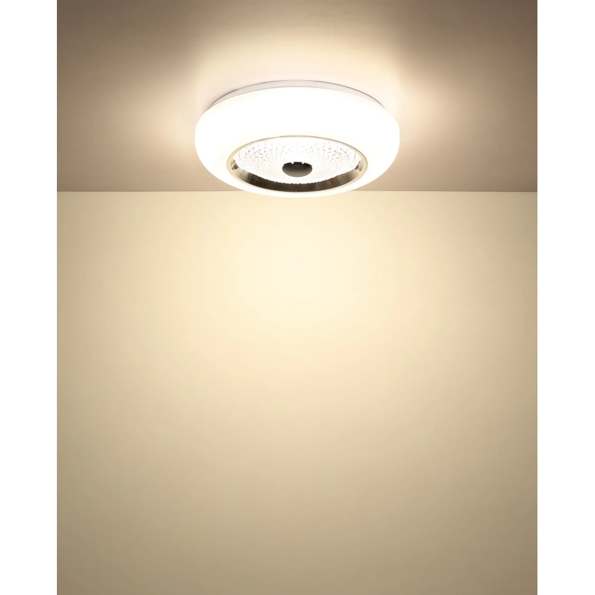 Globo - Luminária de teto LED, 24W, 230V, 2700/4000/6000K, Ø 38,5 cm, branco