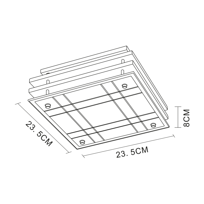 Globo - Luz de teto 1xE27/60W/230V