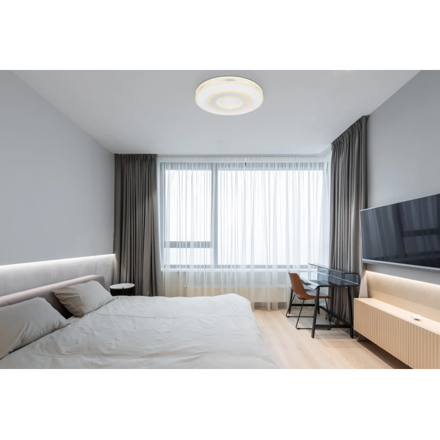 Globo - Candeeiro de tecto LED regulável LED/48W/230V 2700-6000K Ø 42 cm + comando remoto