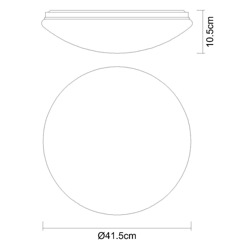 Globo - Luminária de teto LED RGB dimerizável LED/24W/230V + LED/8W 2700-6500K Ø 41 cm + comando remoto