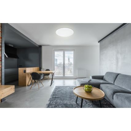 Globo - Luminária LED RGB Dimerizável LED/60W/230V + LED/10W/230V + controlo remoto