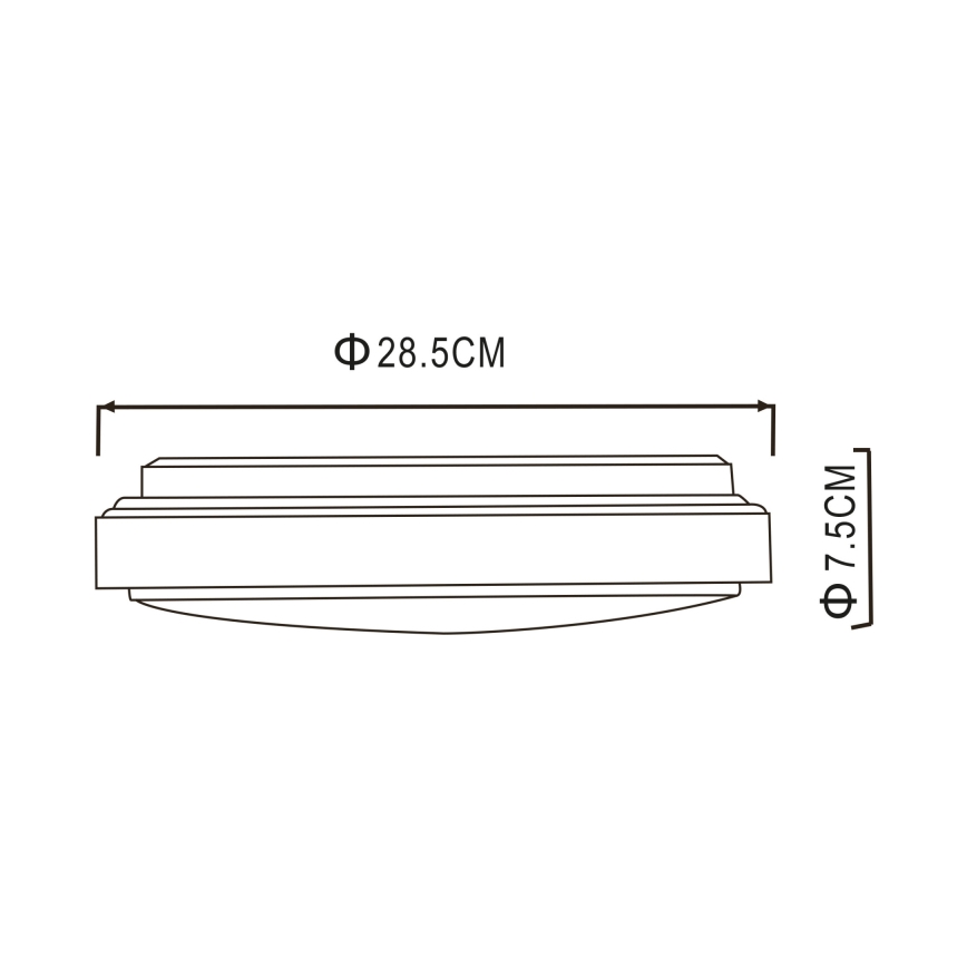 Globo - Luminária de teto LED/18W/230V 3000K