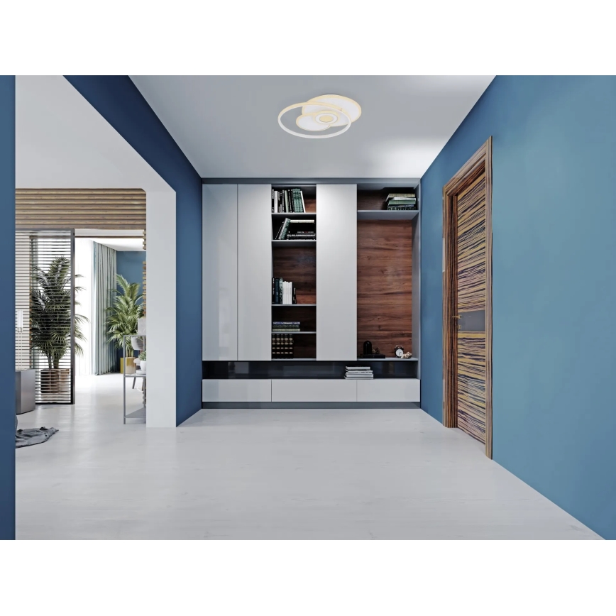 Globo - Candeeiro de tecto LED dimerizável LED/50W/230V 2700-6000K Wi-Fi Tuya 46x54,5 cm + comando à distância