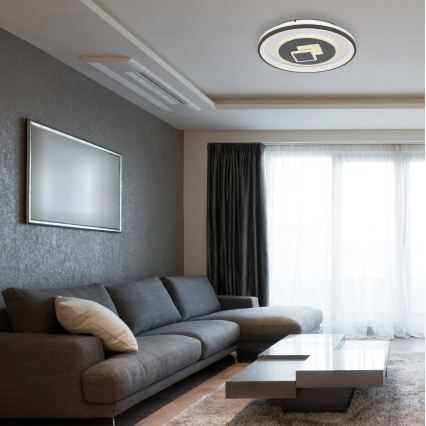 Globo - Candeeiro de tecto LED dimerizável 46W/230V 2700–6000K Ø 50 cm + controlo remoto