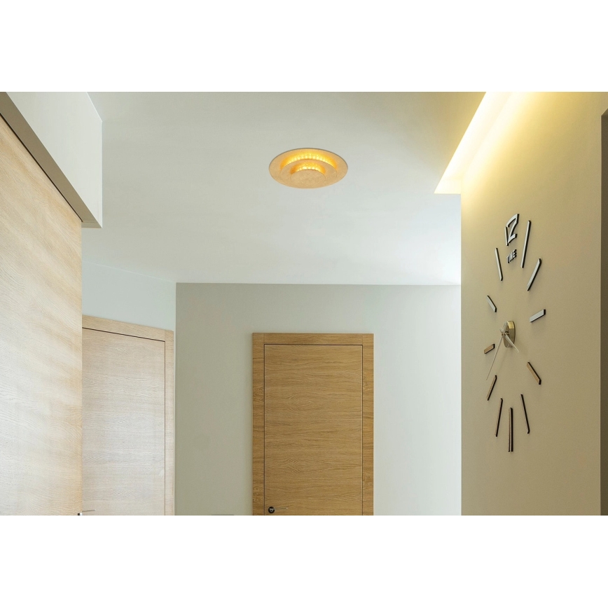 Globo - Plafon LED/18W/230V 3000K Ø 18 cm dourado