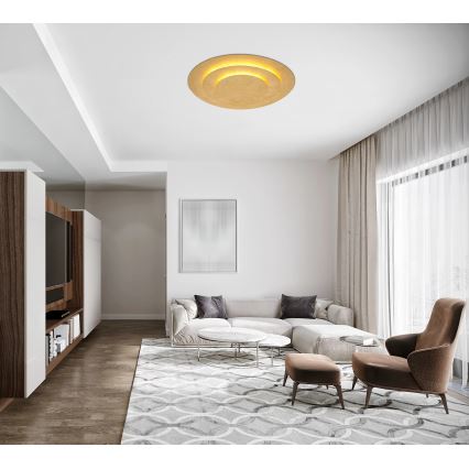 Globo - Candeeiro de tecto LED/40W/230V 3000K Ø 49 cm dourado