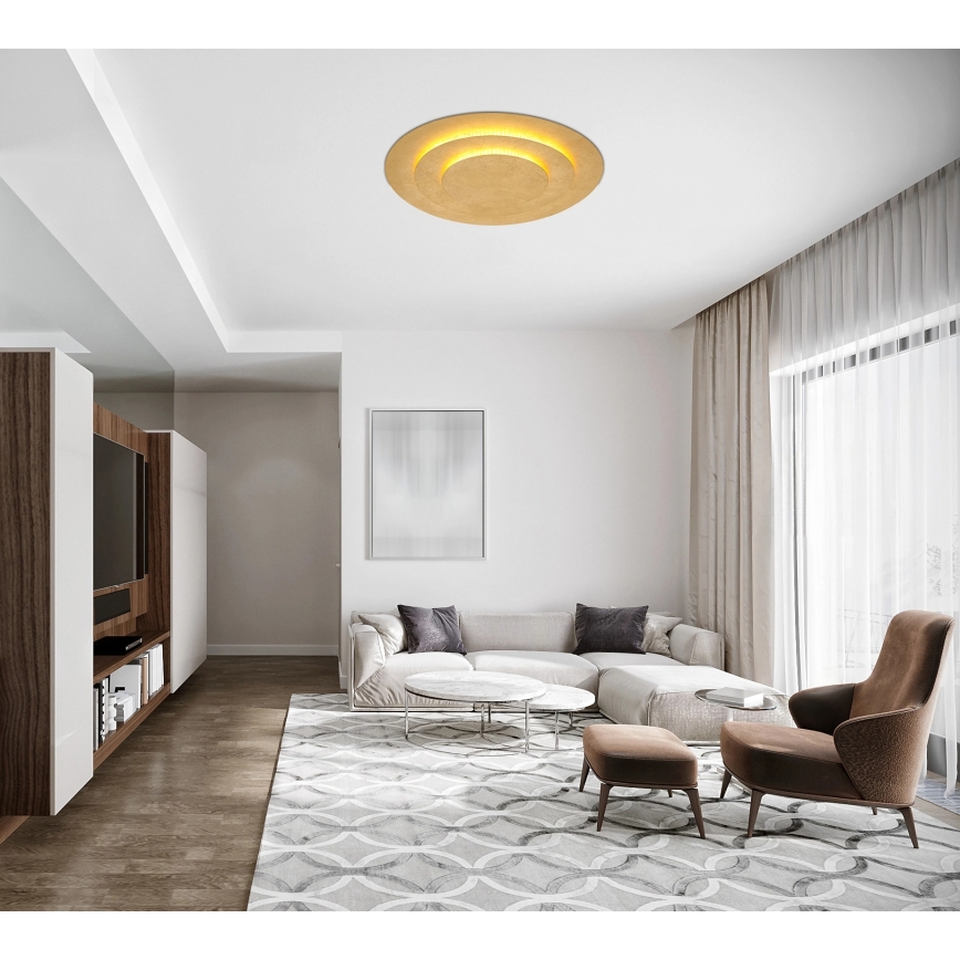 Globo - Candeeiro de tecto LED/40W/230V 3000K Ø 49 cm dourado