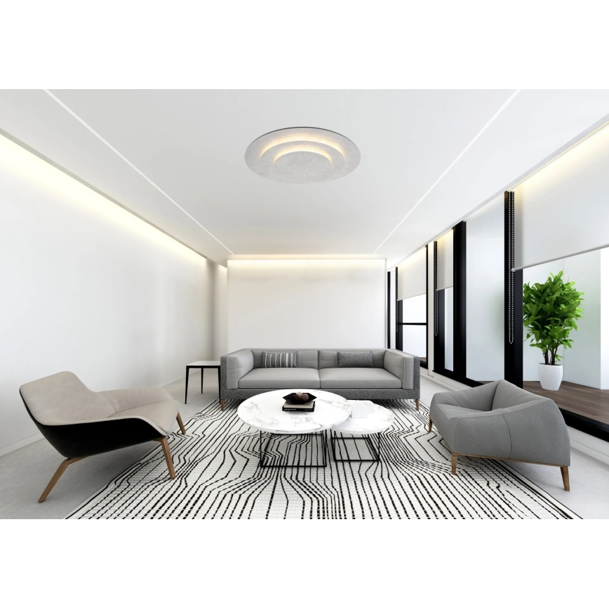 Globo - Candeeiro de Teto LED/40W/230V 3000K Ø 49 cm prateado