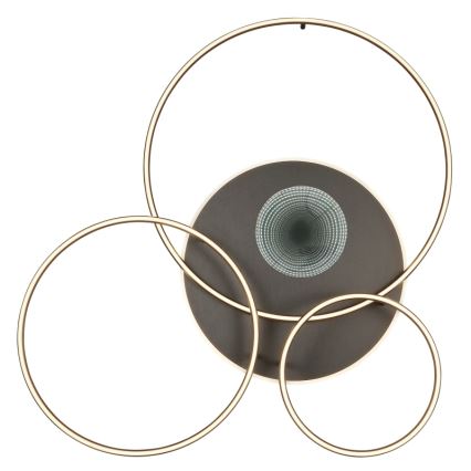 Globo - Luminária de teto LED dimmerizável LED/70W/230V 2700-6500K dourada + controlo remoto