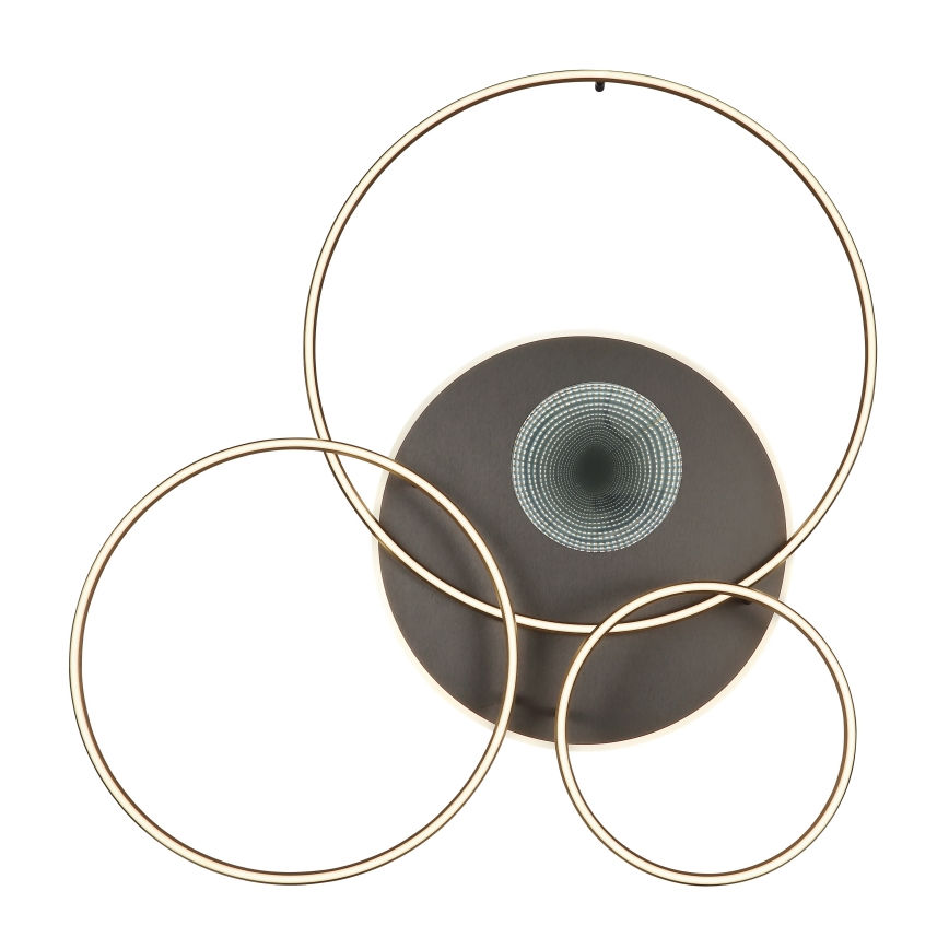 Globo - Luminária de teto LED dimmerizável LED/70W/230V 2700-6500K dourada + controlo remoto