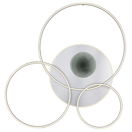 Globo - Candeeiro de tecto LED regulável LED/70W/230V 2700-6500K cromado mate + comando remoto