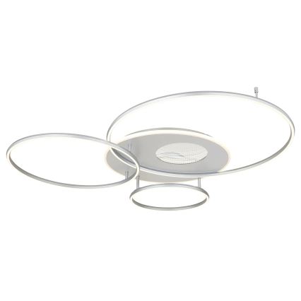 Globo - Luminária de teto LED dimerizável LED/70W/230V 2700-6500K Wi-Fi Tuya cromo mate + controlo remoto
