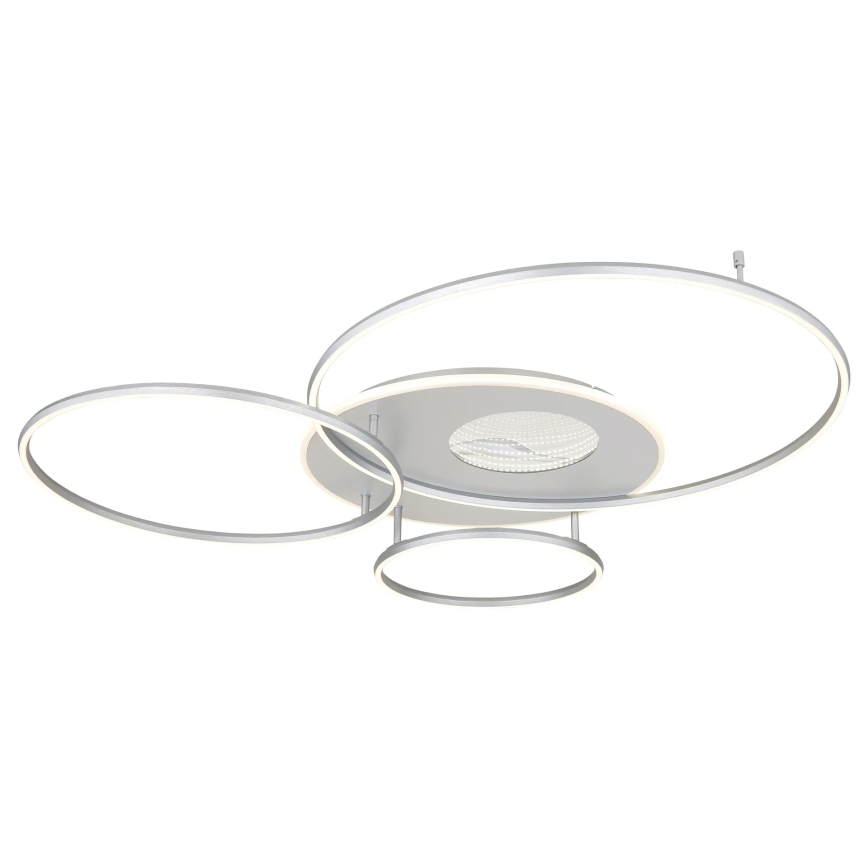 Globo - Plafon LED dimerizável LED/70W/230V 2700-6500K Wi-Fi Tuya cromo fosco + controlo remoto