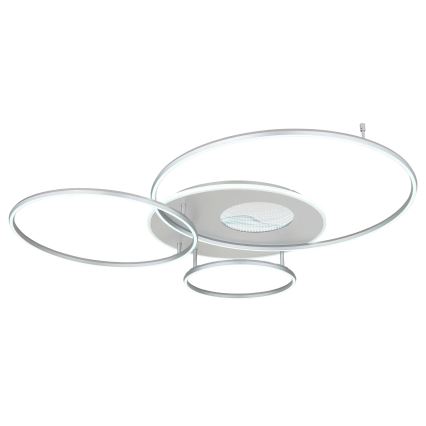 Globo - Plafon LED dimerizável LED/70W/230V 2700-6500K Wi-Fi Tuya cromo fosco + controlo remoto