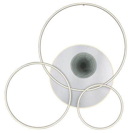 Globo - Plafon LED dimerizável LED/70W/230V 2700-6500K Wi-Fi Tuya cromo fosco + controlo remoto