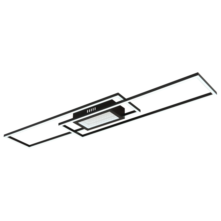 Globo - Candeeiro de tecto LED dimerizável LED/42W/230V 2700-6500K 19,6x96 cm preto + controlo remoto