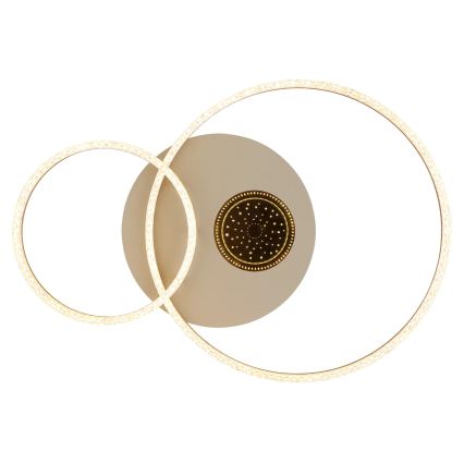 Globo - Candeeiro de tecto LED/30W/230V 3000K 70x50 cm bege